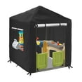 thumbnail image 1 of Kids Playhouse Cover with Zippers Waterproof UV Resistant Sun Protection Outdoor Playhouse Cover Protector, 1 of 7