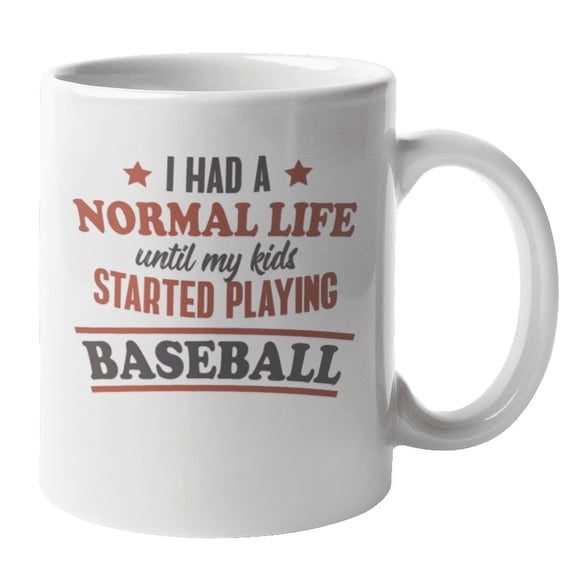 Kids Playing Baseball Coffee & Tea Mug Stuff & Items for Moms & Dads (11oz)