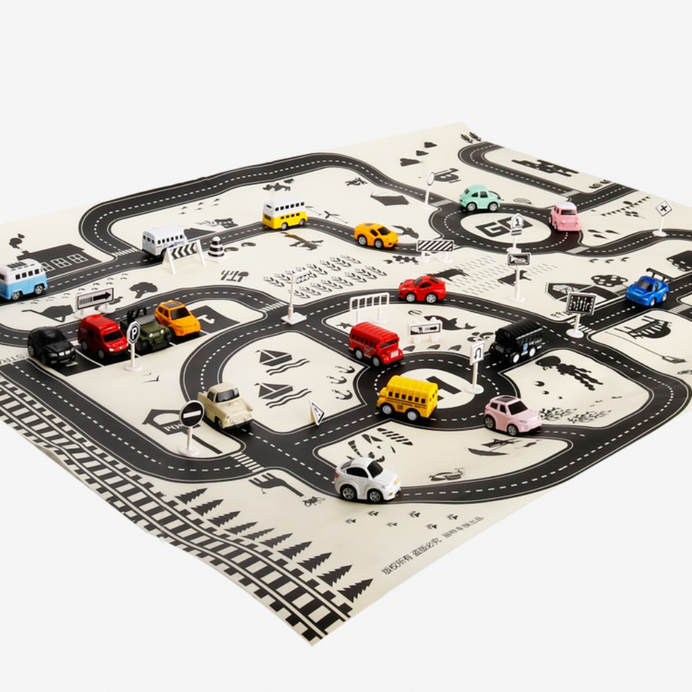 Kids Carpet Playmat Rug City Life, Great To Play with Cars & Toys ...
