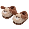 thumbnail image 1 of Kids Plush Cartoon Slippers, Warm -Lined Indoor Booties, Soft Non- Winter Shoes for Boys and Girls, 1 of 9