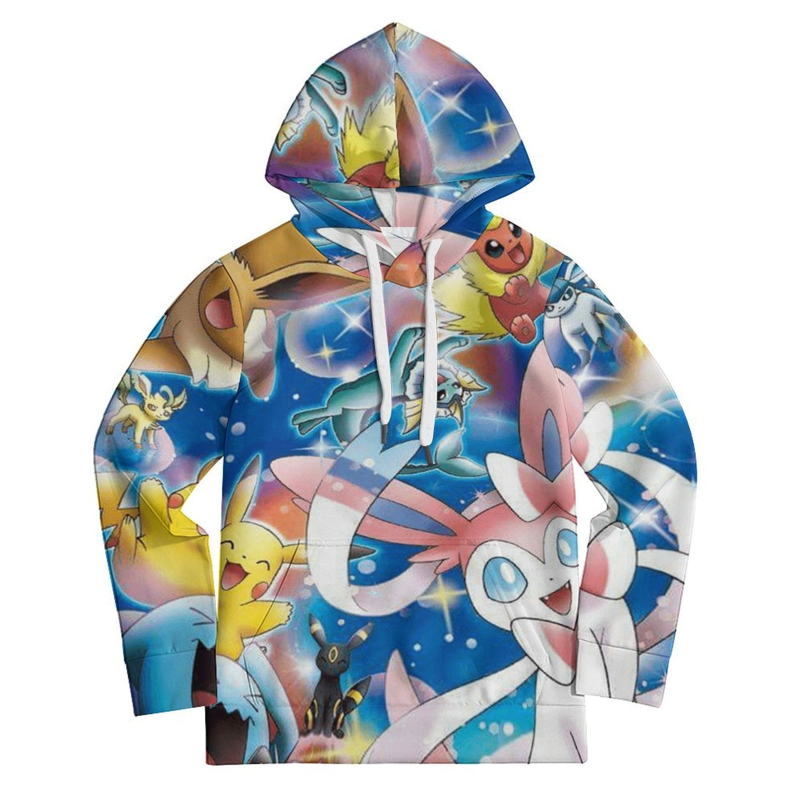 Kids Pokemon Hoodies Anime Pullover M Sweatshirt Pokemon Merch for