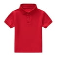 thumbnail image 1 of Boys' Polo Shirts Boys Short Sleeve Shirt Red Shirt Boy Clothes for Toddler Boys 2-3 Years, 1 of 5