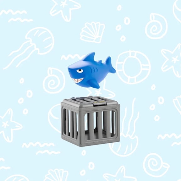 Kids Pool Diving Toys Set Cute Sea Animal Diving Toys with Rescue Cages Underwater Swimming Dive Game for Boys Girls Summer Beach Pool Bath Water Play,E