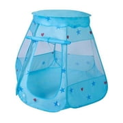 Kids Pop Up Game Prince Princess Toddler Play Tent for Indoor Outdoor Castle Birthday Gift for Kids, Blue - Unisex