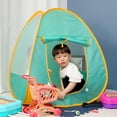 thumbnail image 1 of Kids Pop-Up Play Tent - 12.6 Inch Automatic Camping Toy with Easy Setup, Portable Indoor/Outdoor Playhouse for Boys & Girls Ages 3+ Multicolor, 1 of 7