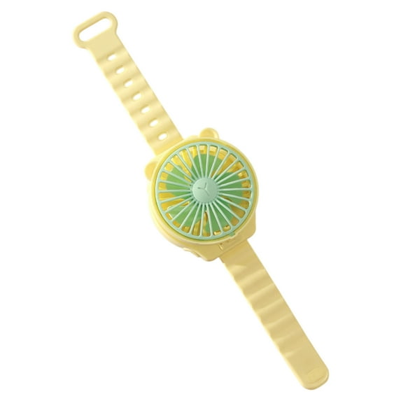 Kids Portable Mini Watch Fan - 3-Speed, Powerful & Quiet Motor, Battery-Powered, Wearable Cooling Fan for Kids & Adults - Great Gift