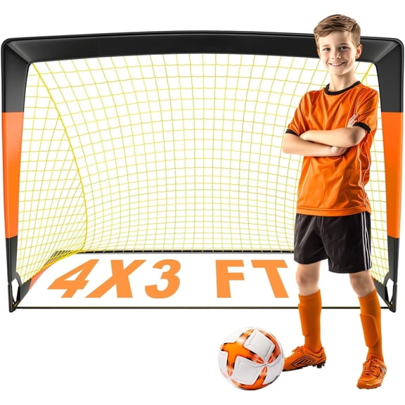 Kids Portable Soccer Goal Net for Backyard in Multiple Sizes