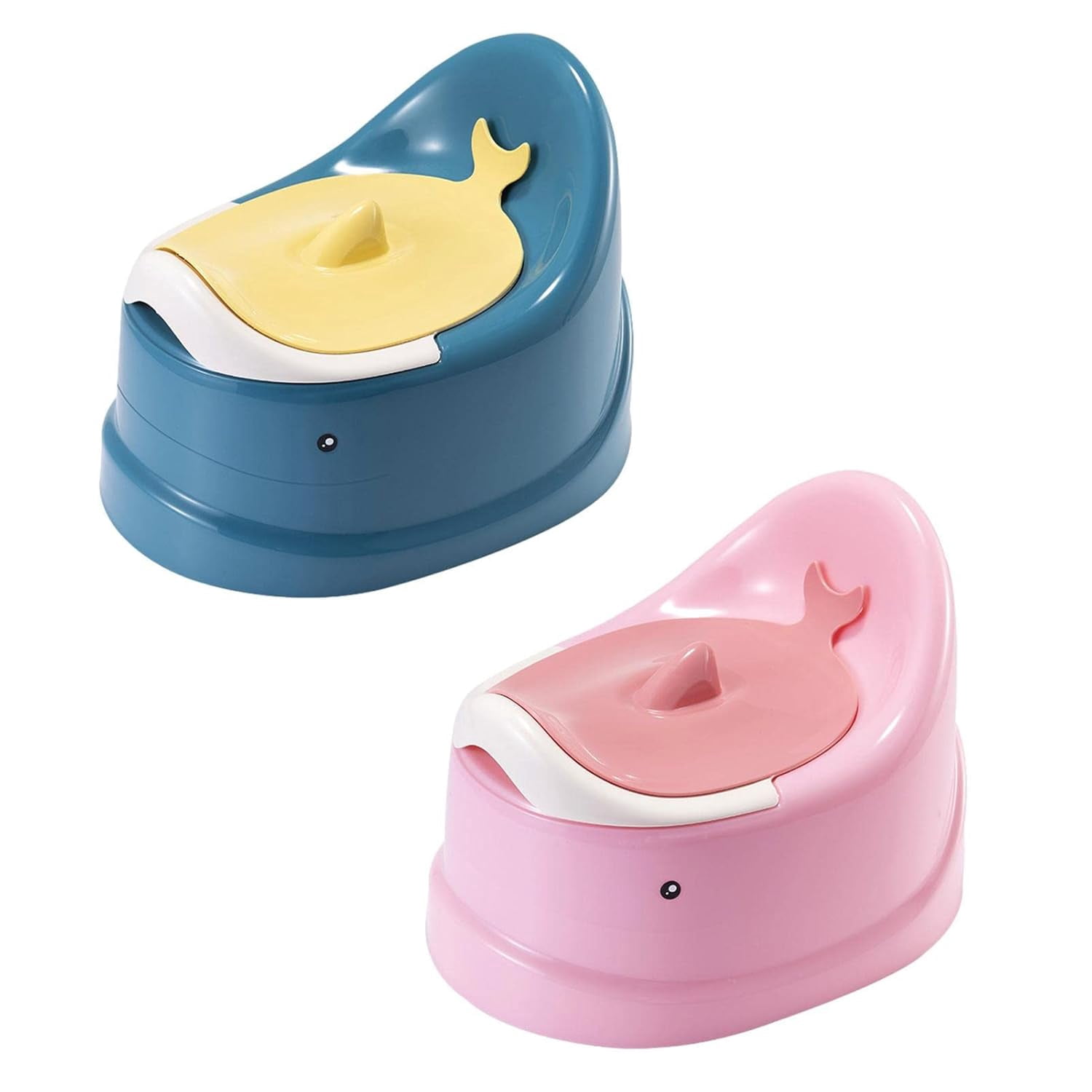 Kids Potty Training Toilet - 1/2 Toddler Potty Chair,Portable Potty ...