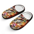 thumbnail image 1 of Kids Power Rangers Slippers Boys Girls Non-Slip Fuzzy House Slippers Warm Soft Plush Winter House Shoes Slip-On Shoes, 1 of 7