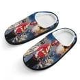 thumbnail image 1 of Kids Power Rangers Slippers Boys Girls Non-Slip Fuzzy House Slippers Warm Soft Plush Winter House Shoes Slip-On Shoes, 1 of 7