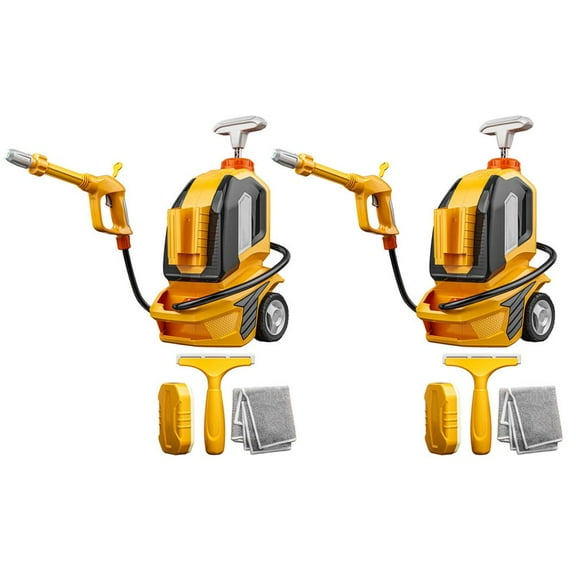 Kids Power Washer Toy,Kids Clean Car Wash Toy Toddler Cleaning Set Car Washing Kit,Car Sponge Towel,Pret with Scraper Washer T7W6