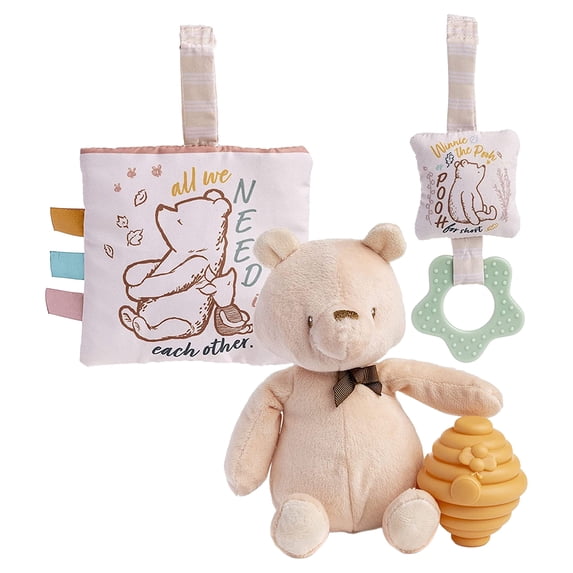 Disney Baby Brand Classic Winnie The Pooh 4 Piece Gift Set with ...