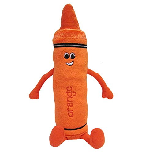 Kids Preferred My First Crayon Orange Beanbag Plush, 12