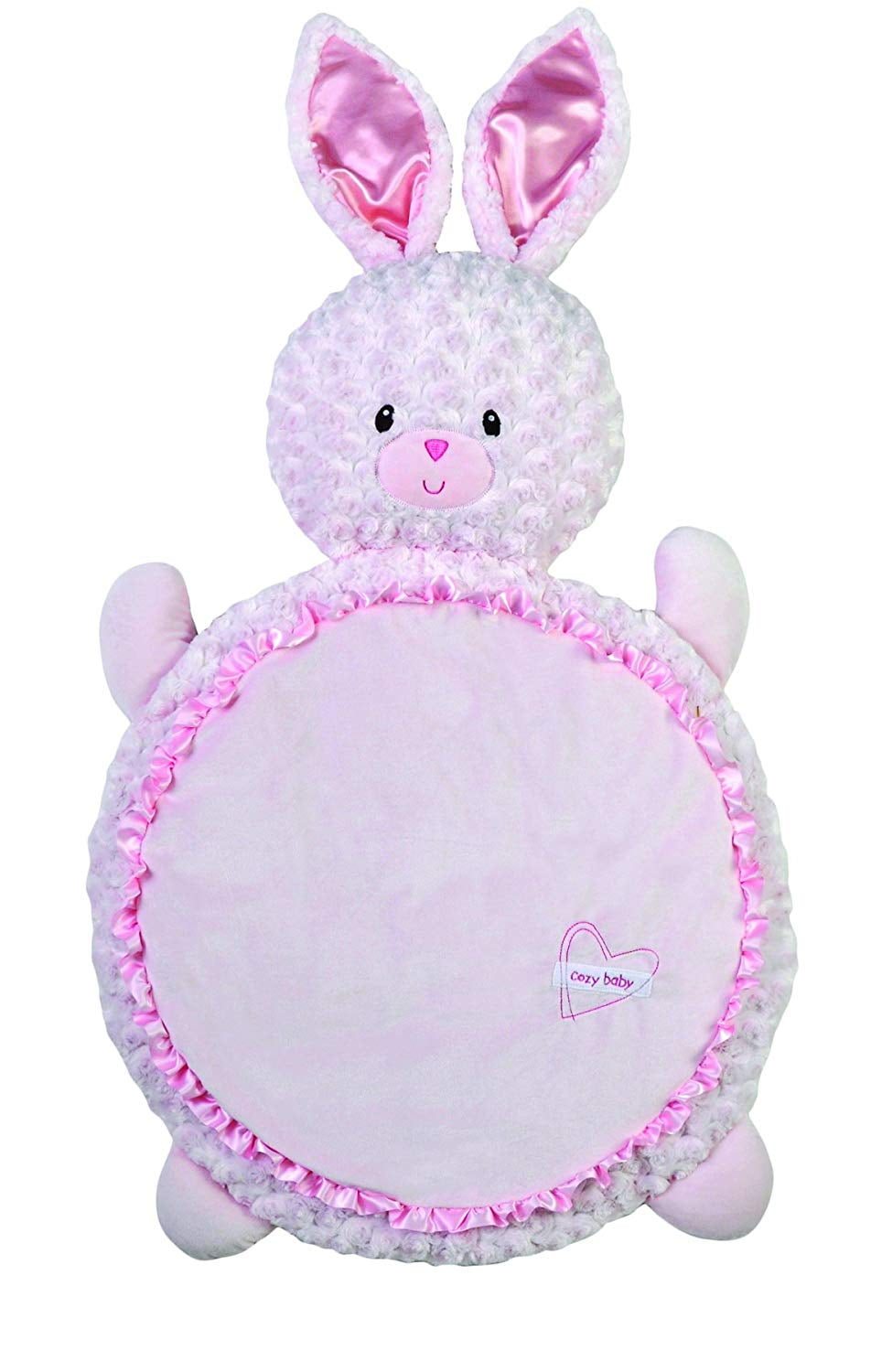 Kids Preferred Plush Playmat Pink Bunny