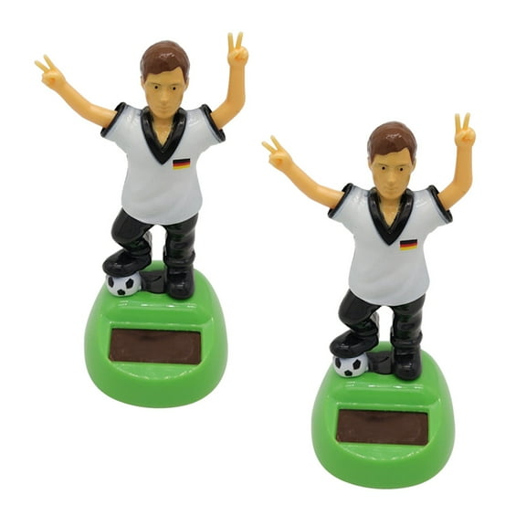 TABLZONE Solar Powered Swing Car Decoration Assorted Colors Perfect Gift for Car Lovers 2Pcs