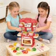 thumbnail image 1 of Kids Pretend Kitchen Playsets, Mini Play Kitchens with Stove Oven Sink Cookware Utensils Play Food Accessories, Simulation Chef Cooking Role Play Toys for Toddlers Girls Boys Birthday Gifts, 1 of 6