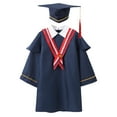thumbnail image 1 of Kids Primary School Graduation Kids Graduation Gown Set Preschool Graduation Cap Gown 9-10 Years, 1 of 8