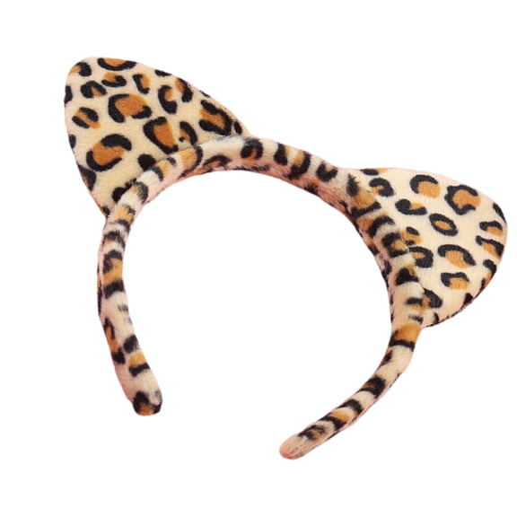 Kids Princess Hairbands Furry Ear for Halloween Birthday Photo Props Fun Headwear Cosplay Kitten Cartoon
