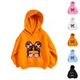 thumbnail image 1 of Kids Print Personality Hoodie Pullover Sweatshirt No Pocket Long Sleeve Crewneck Casual Sporty Tops, 1 of 4