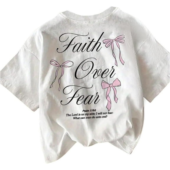 Kids' Printed T-Shirt Soft and Comfortable Crew Neck Short Sleeve Casual Style