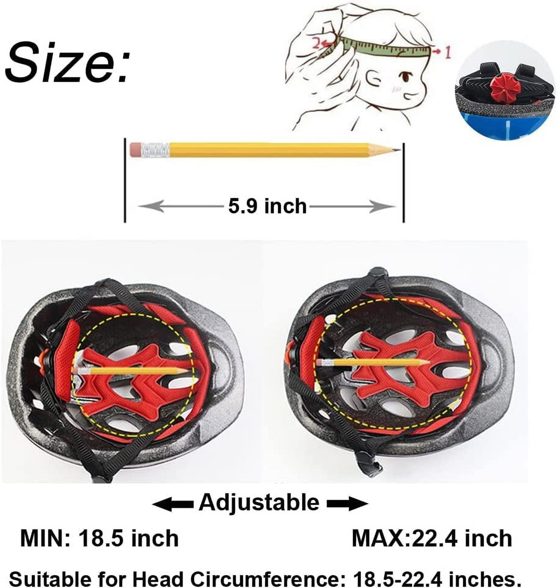 Kids Protective Gear Set - Helmet, Knee & Elbow Pads, Wrist Guards for Scooter, Skateboard, Roller Bike, Cycling Safety