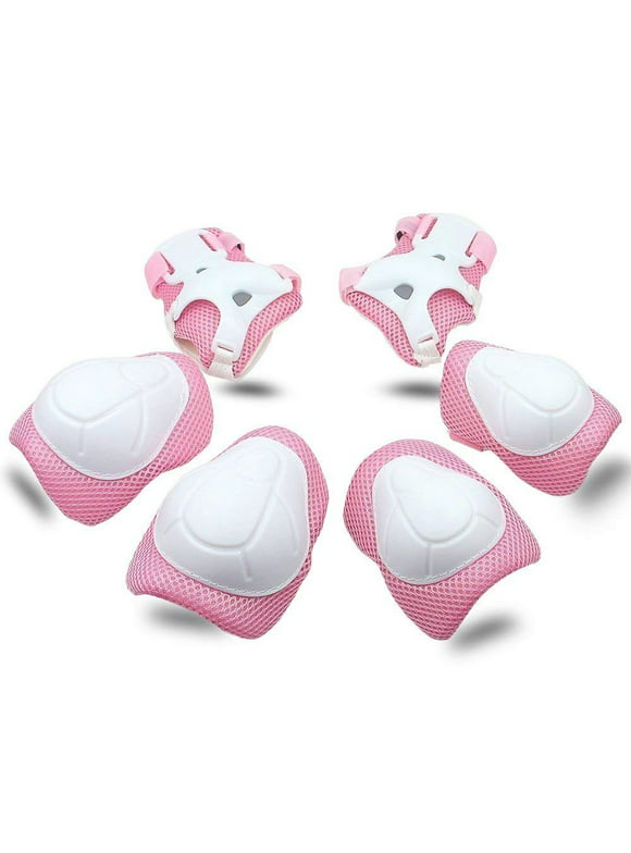 Kids Protective Gear Set Knee Pads for Kids 2-8 Years Toddler Knee and Elbow Pads with Wrist Guards 3 in 1 for Skating Cycling Bike Rollerblading Scooter