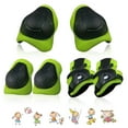 thumbnail image 1 of Kids Protective Gear Set Knee Pads for Kids 3-14 Years Toddler Knee and Elbow Pads with Wrist Guards 3 in 1 for Skating Cycling Bike Rollerblading Scooter-GREEN, 1 of 8