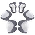 thumbnail image 1 of Kids Protective Gear Set, Knee Pads for Kids 3-8 Years Toddler, Knee and Elbow Pads with Wrist Guards for Skating Cycling Bike, Gray, 1 of 8