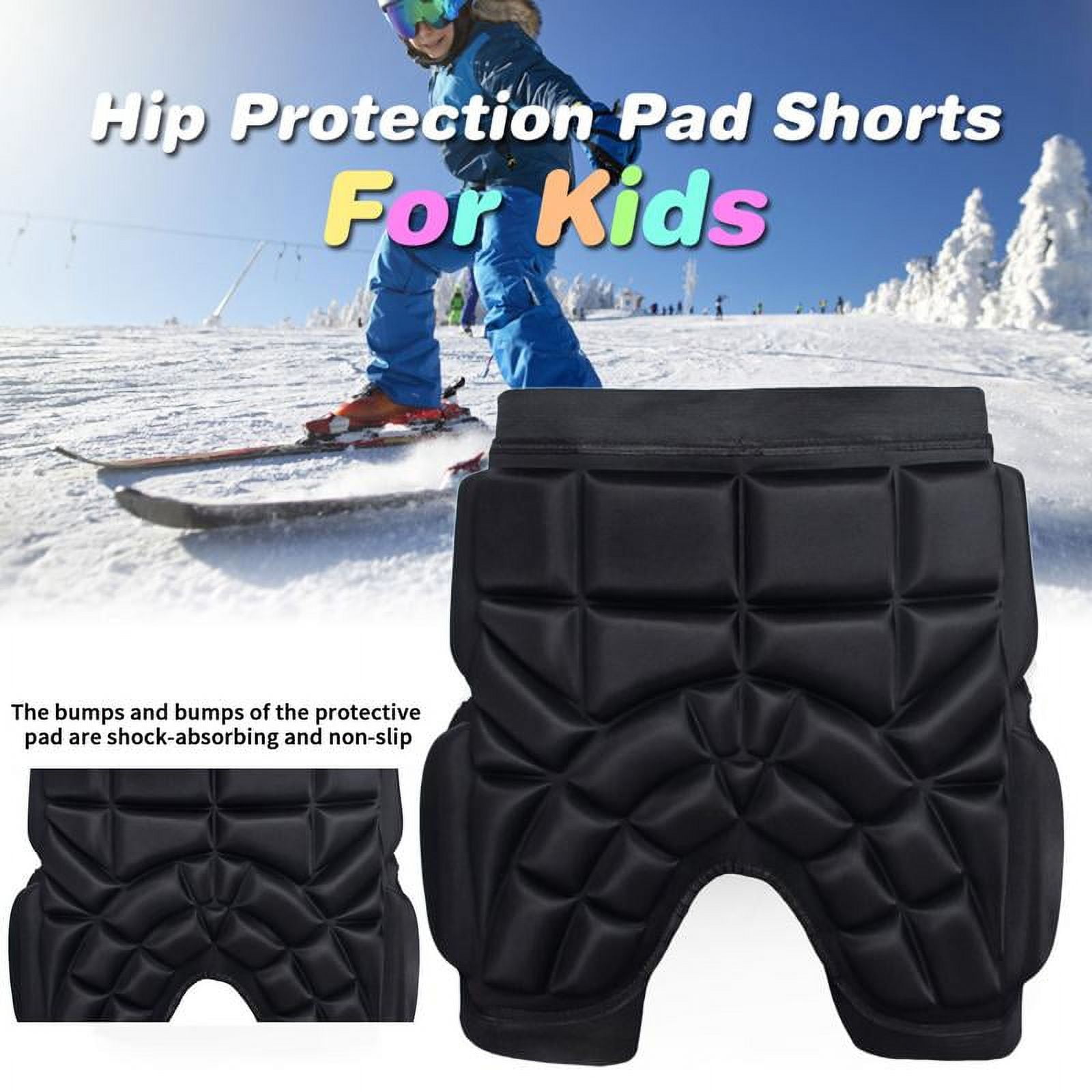 Kids Protective Padded Shorts Snowboard Protector Hip Padded Shorts For