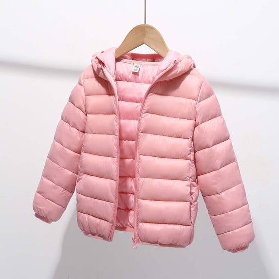 Kids Puffer Coat with Hood Winter Coat Kids Children Down Jackets Lightweight Boys and Girls Medium and Large Children Small Children Children's Clothing Down Jackets