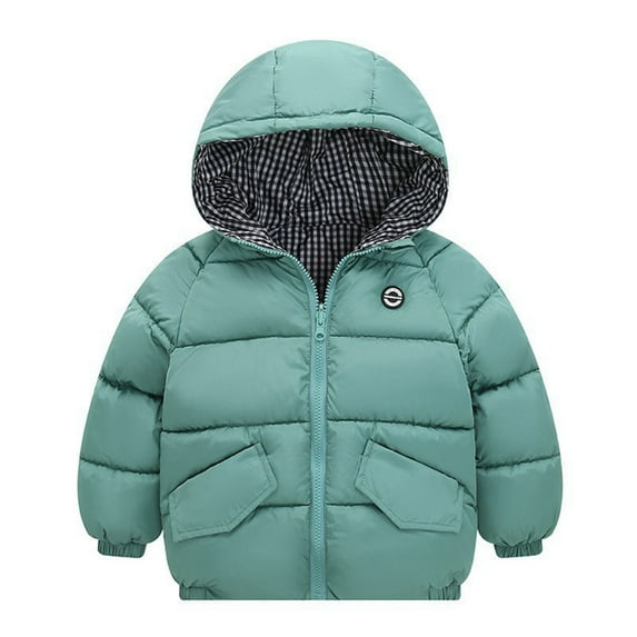 Kids Puffer Down Jackets with Hood for Boys Girls Outerwear 1-6Y