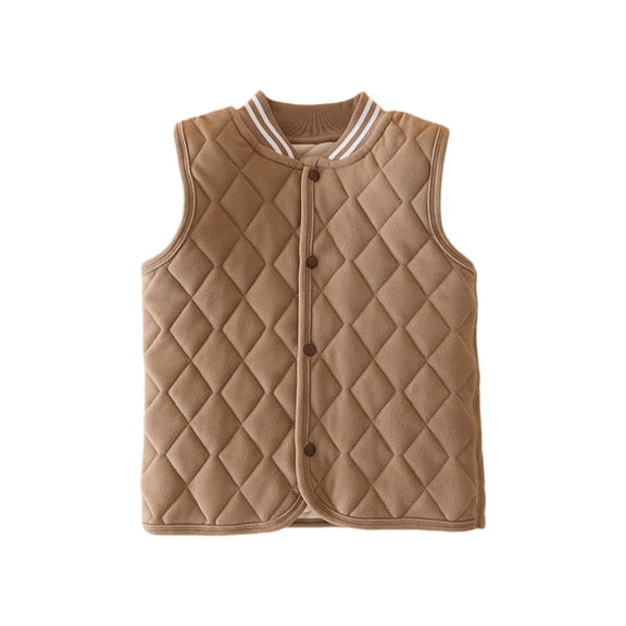 Kids Puffer Down Vest Boys Winter Vest Lightweight Water-Resistant Button Down Sleeveless Jacket Child Puffer Jacket 5-6 Years