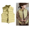 thumbnail image 1 of Kids Puffer Down Vest Boys Winter Vest Stand Collar Lightweight Water-Resistant Zip Up Cute Vest Sleeveless Kids Winter Jacket 3-4 Years, 1 of 5