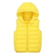 thumbnail image 1 of Kids Puffer Hooded Vest Down Sleeveless Jacket Windproof Coat for Boys Girls Toddler Parkas Down Jacket 4-15 Years Lightweight Cute, 1 of 7