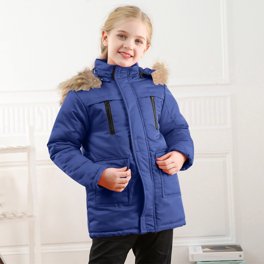 QUYUON Baby Boys Winter Puffer Jacket, Hooded, Lightweight, Warm