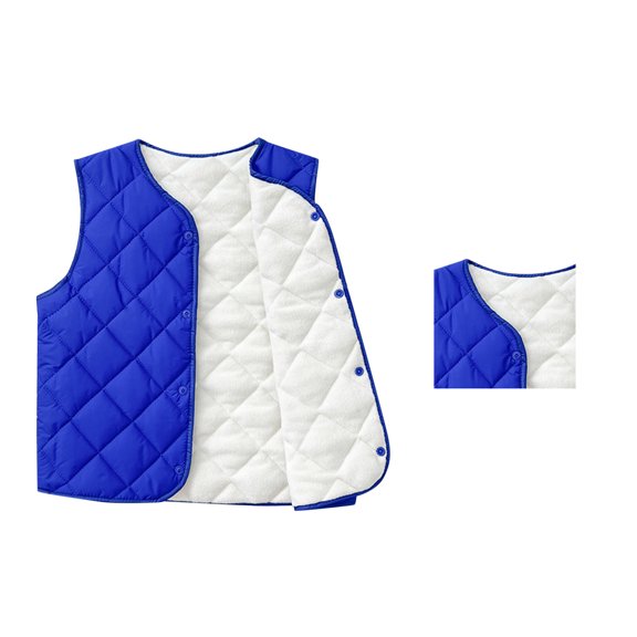 Kids Puffer Vest Girls Cotton Girls' Outerwear Jackets & Coats Boys' Outerwear Vests Toddler Girl Clothes 6-8 Years