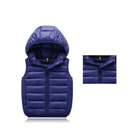 Kids Puffer Vest Girls with Hood Lightweight Sleeveless Girls' Outerwear Jackets & Coats Winter Vest Girls Puffer Vest Size 3-4 Years