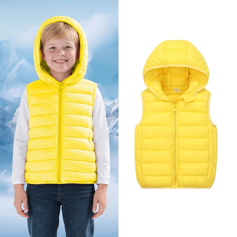 Unisex Kind Vest Jongens lichtgewicht vest Warm Winter