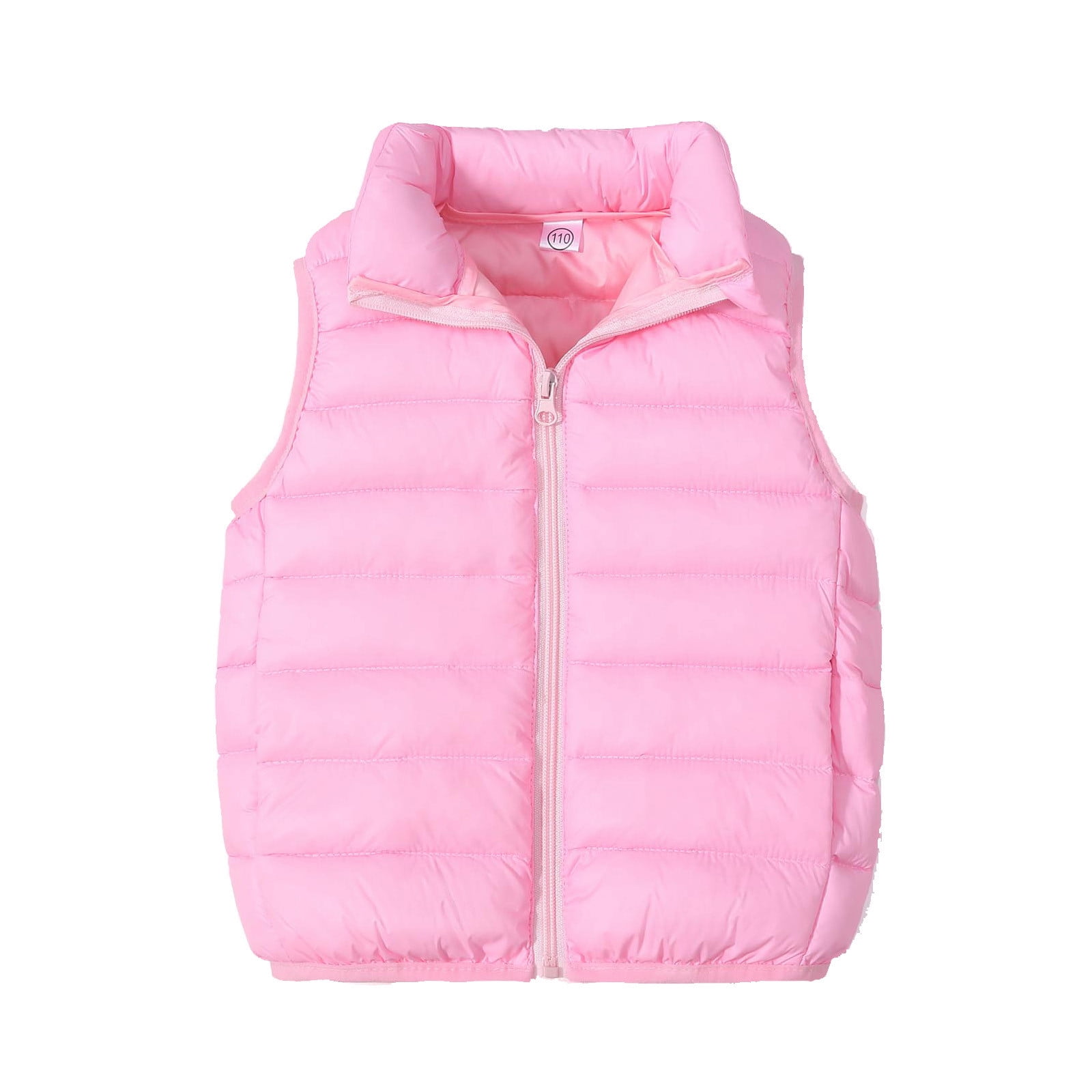 Kids Puffer Vest Lightweight Waterproof Sleeveless Zip Up Outwear for ...