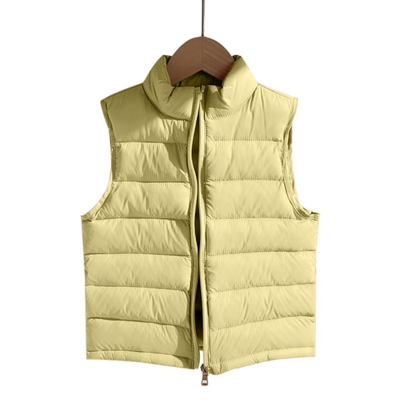 Kids Puffer Vest Sleeveless Jacket Lightweight Outerwear Vests Teen Kids Winter Clothes Girls Clothes 13-14 Years