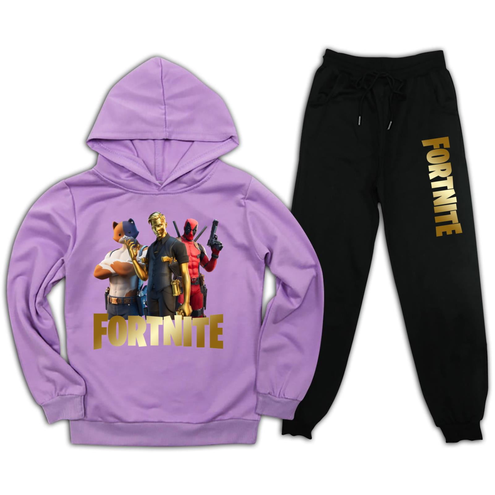 New Fortnite Child Garment Kid Boys Hoodies Sweatshirt +pants Clothes Sets  Fashion Boys Girls Hoodies Game Spring Autumn Clothes