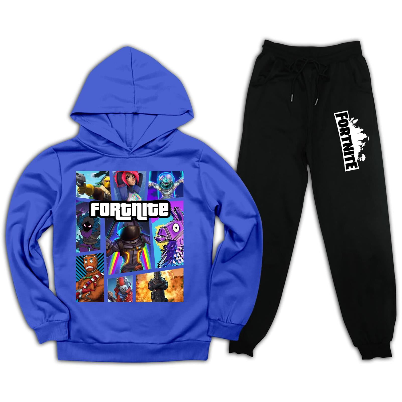 New Fortnite Child Garment Kid Boys Hoodies Sweatshirt +pants