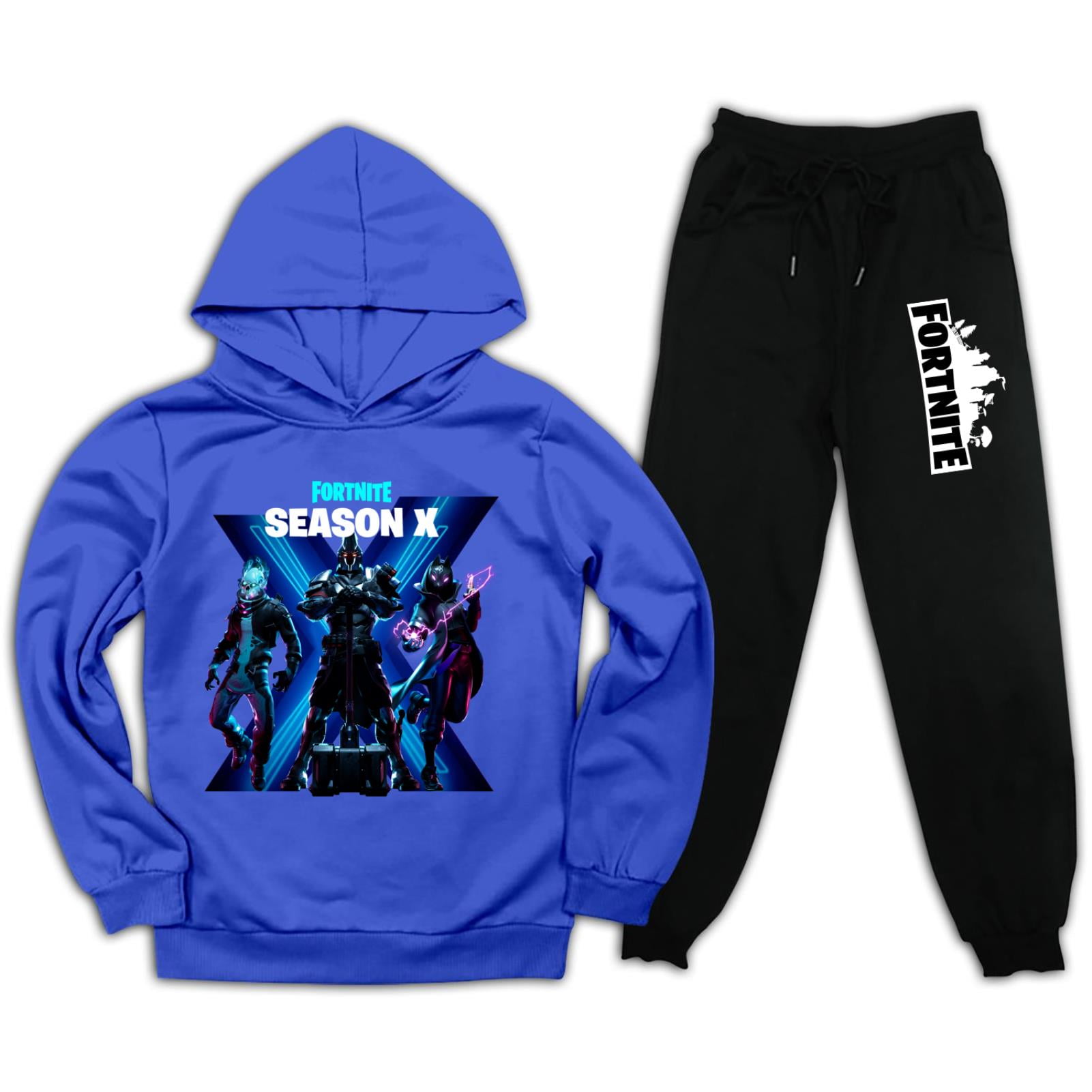 New Fortnite Child Garment Kid Boys Hoodies Sweatshirt +pants