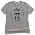 thumbnail image 1 of Kids Pumpkin Pi T-shirt, Youth Kids Boy Girl T-Shirt, Pumpkin Shirt, Pumpkin Pie Thanksgiving Shirt, Halloween, Dark Heather Gray, Small, 1 of 4