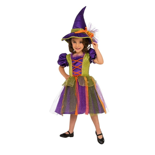 Kids Pumpkin Witch Costume - Walmart.com