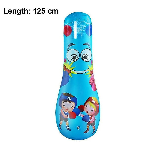 Kids Punch Bag 125Cm Free Standing Boxing Toys Compatible With Kids Fitness Free Stan