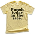 thumbnail image 1 of Kids Punch Today In The Face T-shirt, Youth Kids Boy Girl T-Shirt, Motivational Shirt, Inspirational Shirt, Yellow, X-Large, 1 of 4