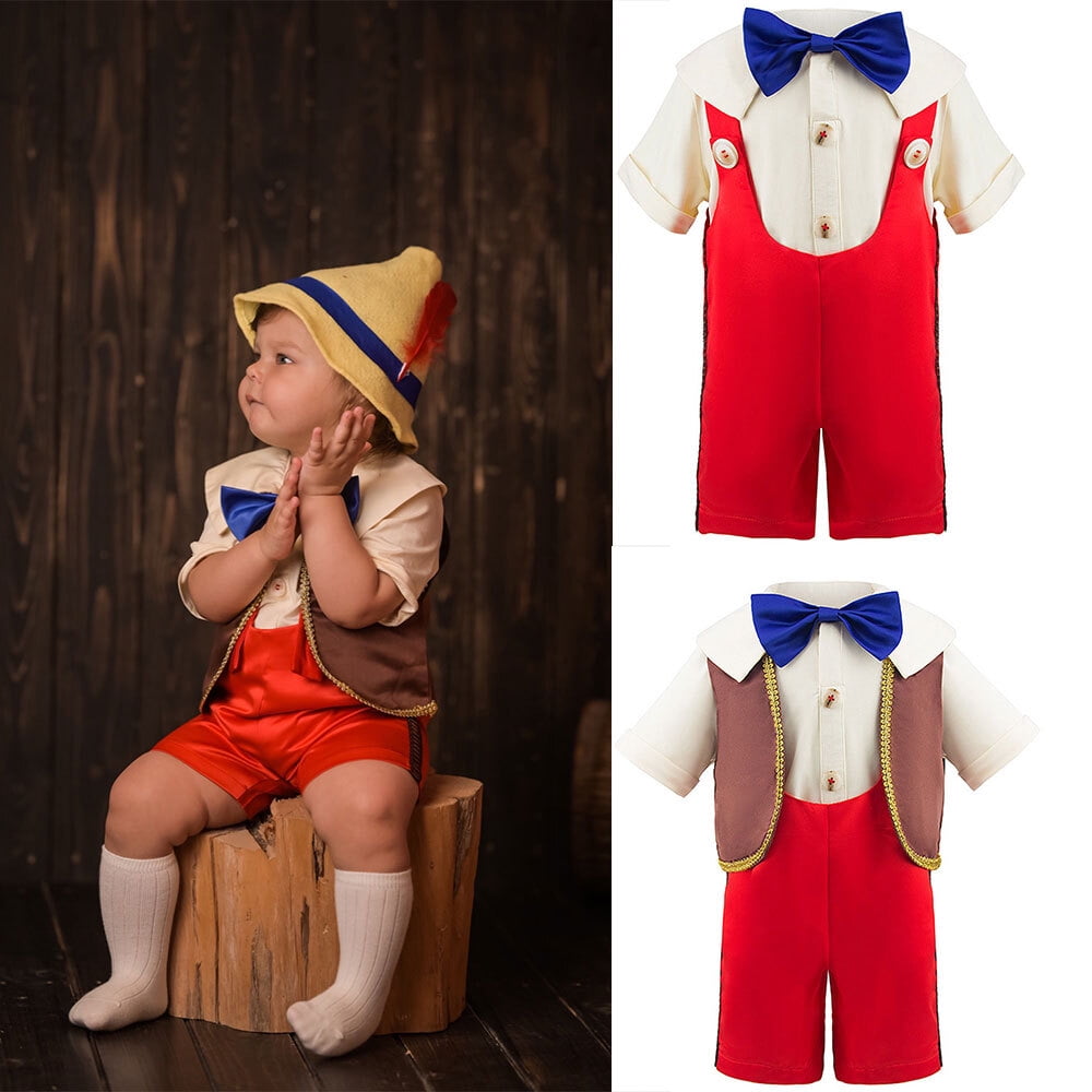  Boys Puppet Costume for Kids Puppet Cosplay Shirt Vest Pants  Full Set with Hat for Halloween Outfits (Red, X-Small (3Y)) : Clothing,  Shoes & Jewelry