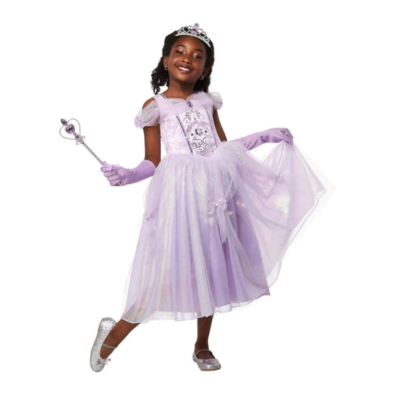 Kids Purple Princess Costume Medieval Royalty Dress Kids Purple Princess Costume Medieval Royalty Dress