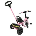 thumbnail image 1 of Kids Push Trike with Safety Belt Handrails Storage Tricycle Bike Gift for Toddlers, 1 of 8